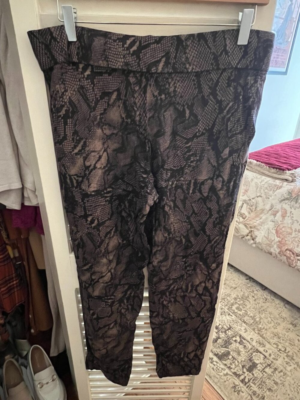 Fun Snakeskin Patterned Pants - Picture 2 of 4